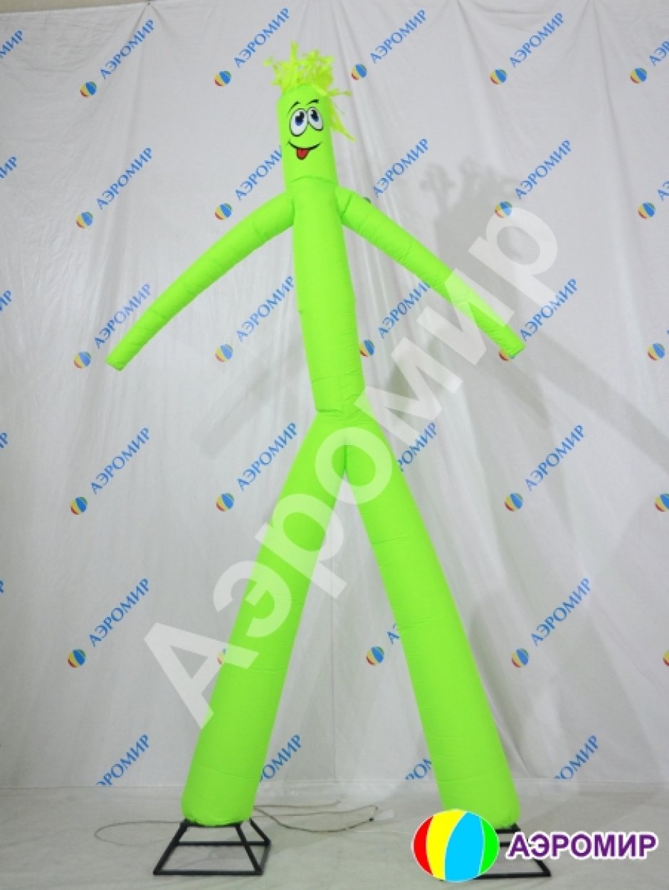 Аэромен на двух ногах — простой, без логотипов, цветная оболочка из ткани