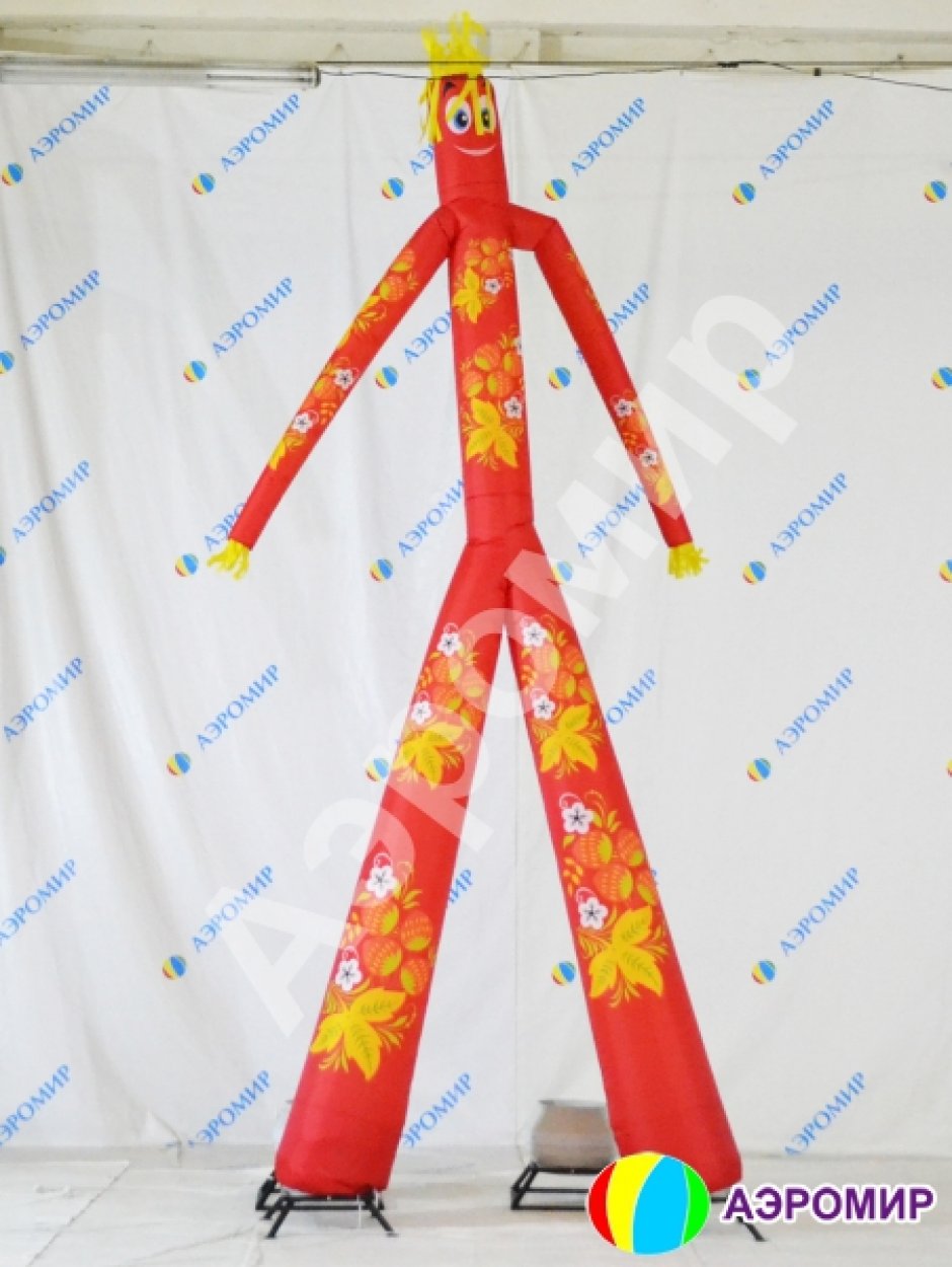 Аэромен Хохлома — яркий орнамент, на одной или двух ногах