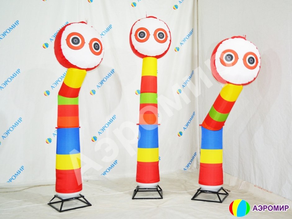 Танцующая труба — с шаром или с фигурой произвольной формы