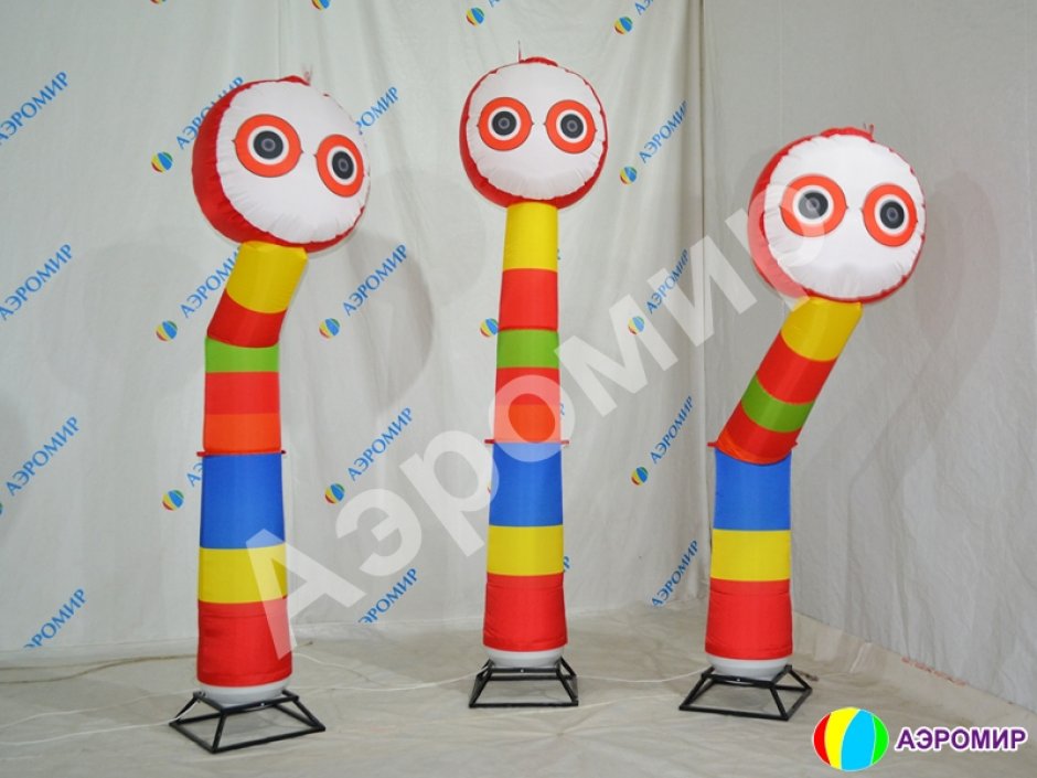 Танцующая труба — с шаром или с фигурой произвольной формы