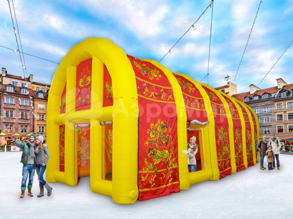 Надувной ангар Индивидуальный — эксклюзивный дизайн, яркая печать, строго по ТУ, сделаем вовремя