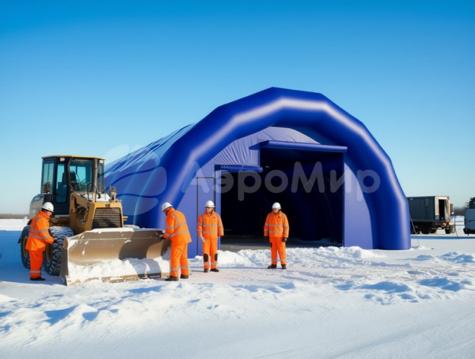 Надувной ангар «ВС-1» из ПВХ
