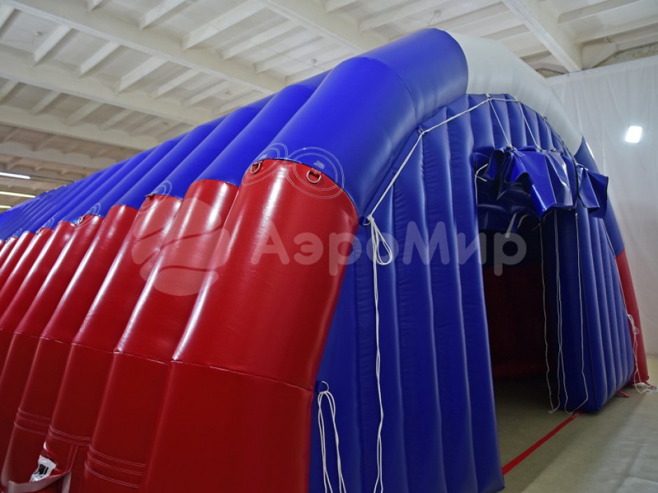 ангар из ПВХ ВС-2 триколор