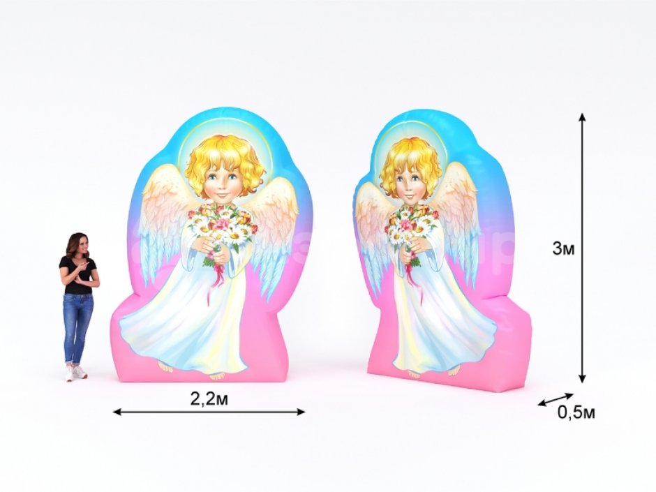 Ангел — надувная фигура на Пасху
