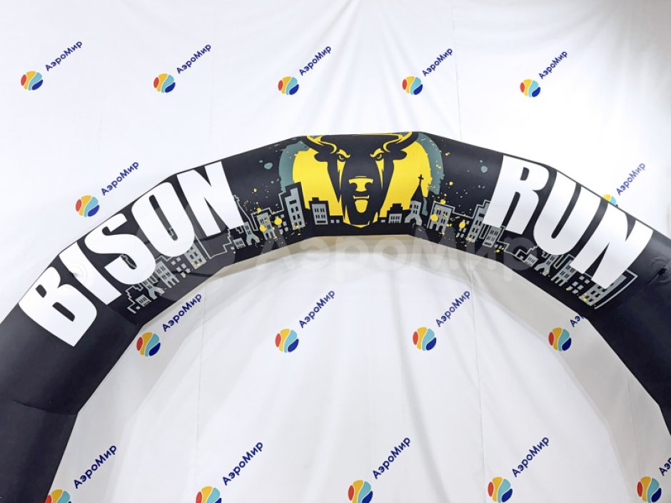 Надувная круглая арка полноцвет