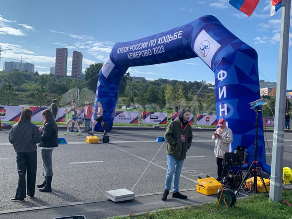 Надувная арка трапеция — полноцветная печать