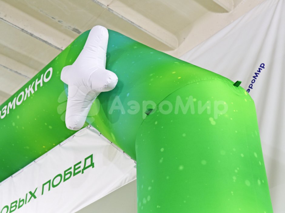 Арка трапеция с декоративным элементом