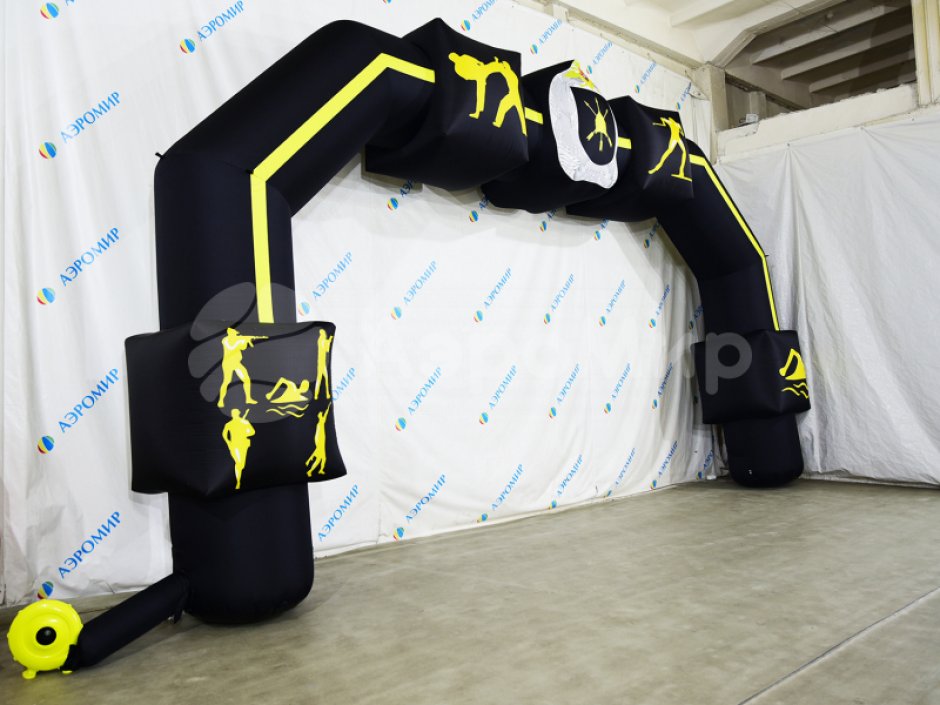 Индивидуальные надувные арки — произвольная форма арки