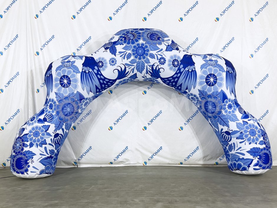 Надувная арка Хохлома — авторский дизайн и оформление на выбор