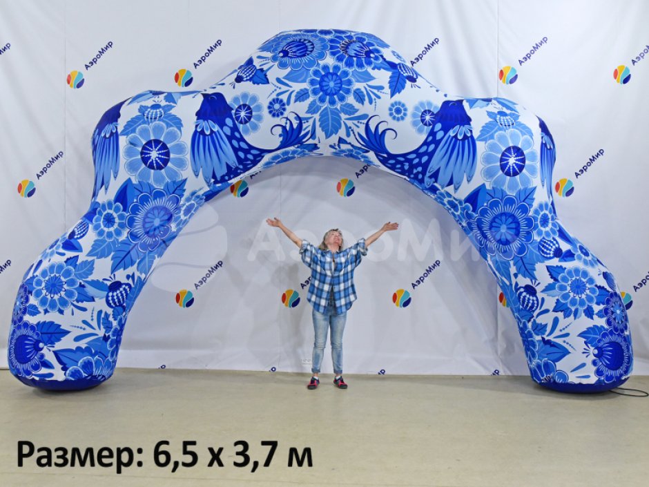Надувная арка Хохлома — авторский дизайн и оформление на выбор