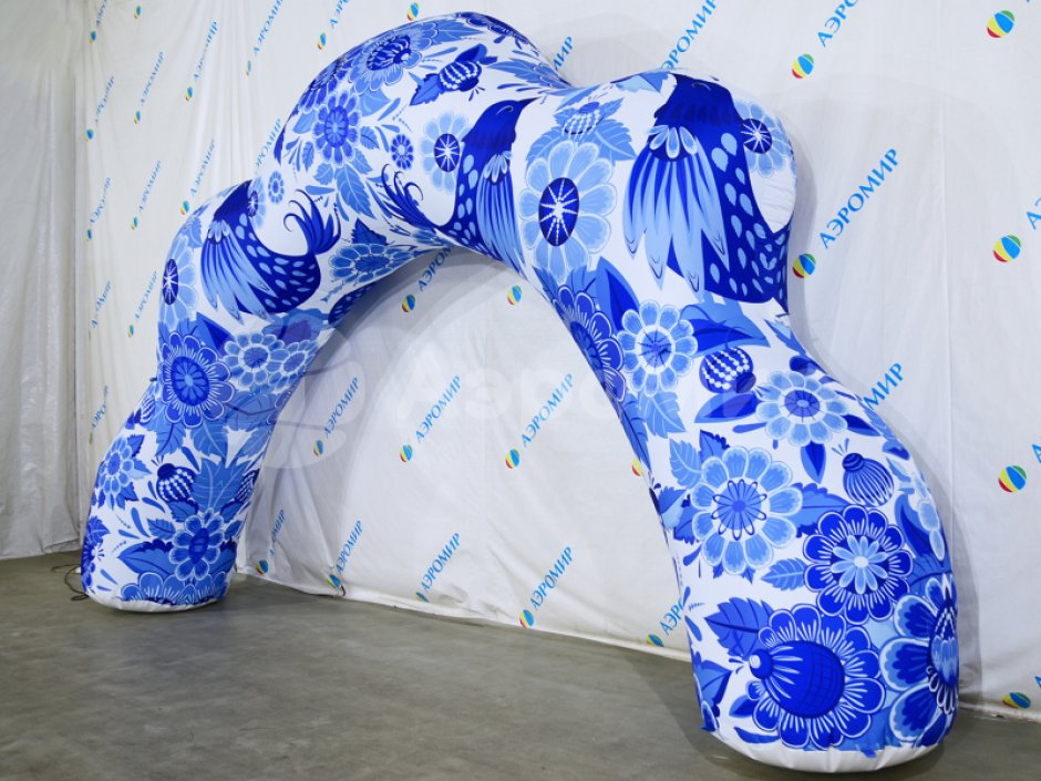 Надувная арка Хохлома — авторский дизайн и оформление на выбор