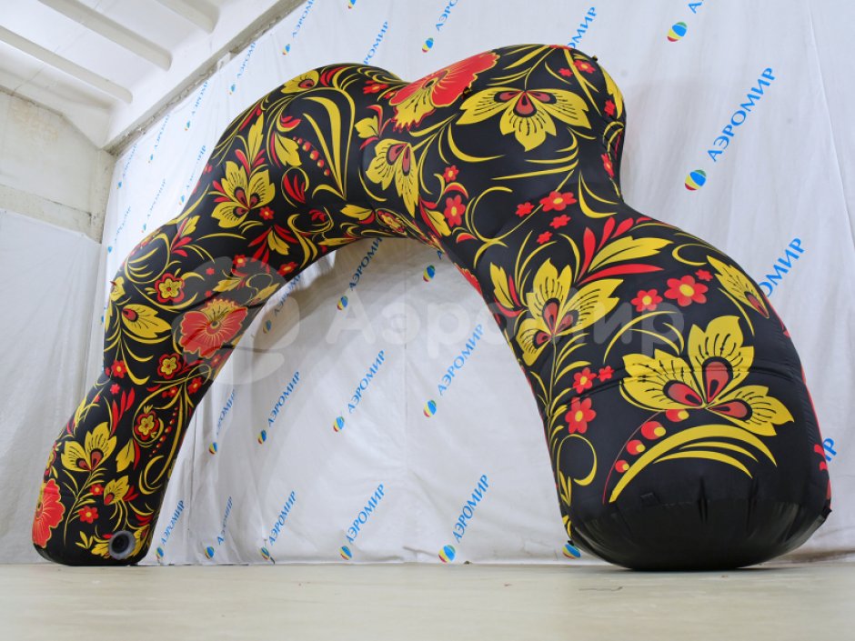 Надувная арка Хохлома — авторский дизайн и оформление на выбор