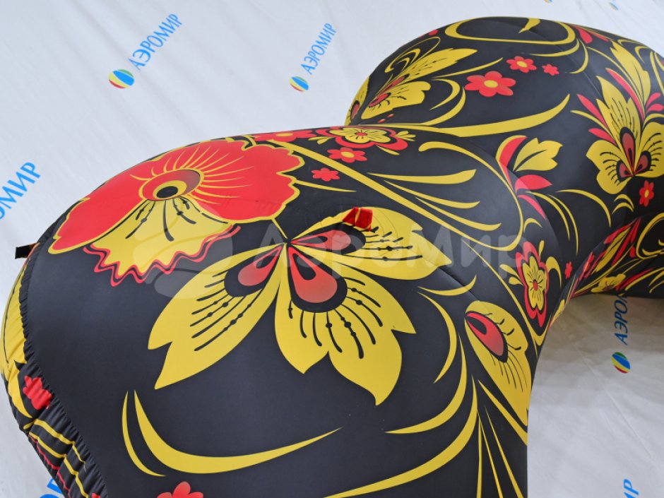 Надувная арка Хохлома — авторский дизайн и оформление на выбор