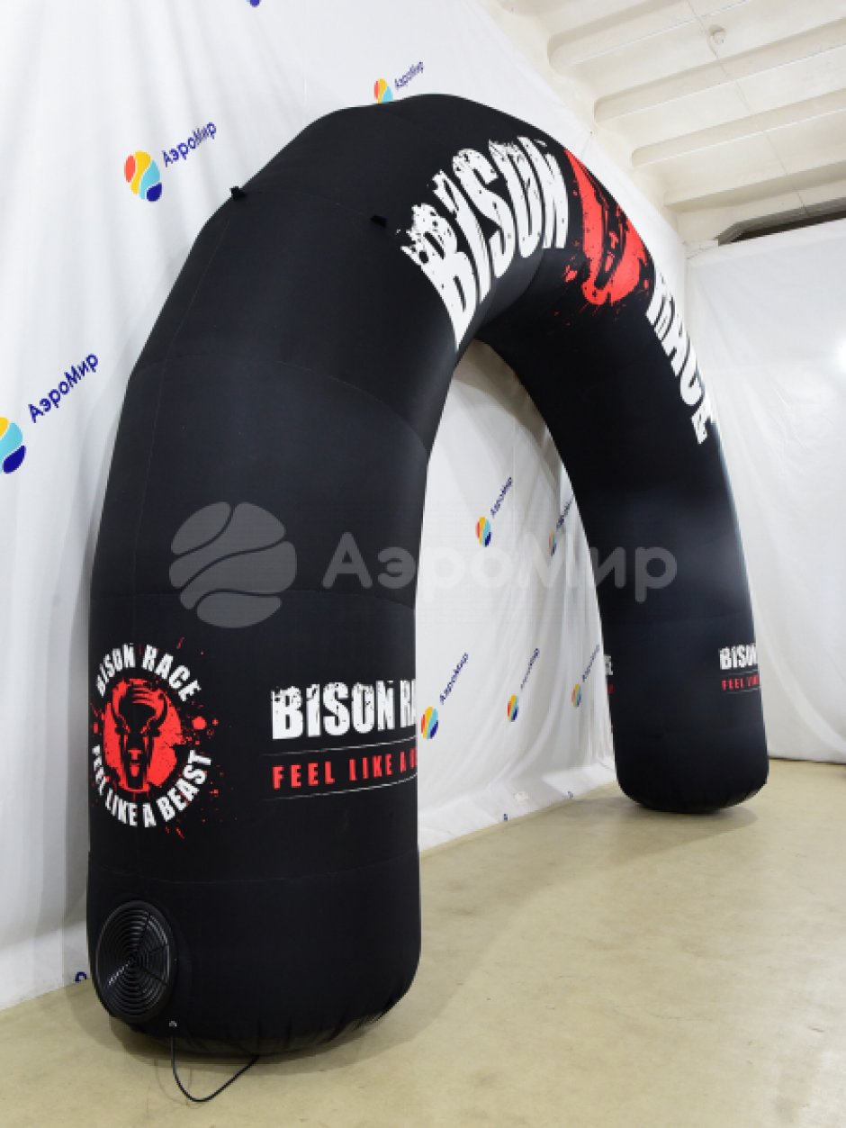 Надувная арка круглая — полноцветная печать