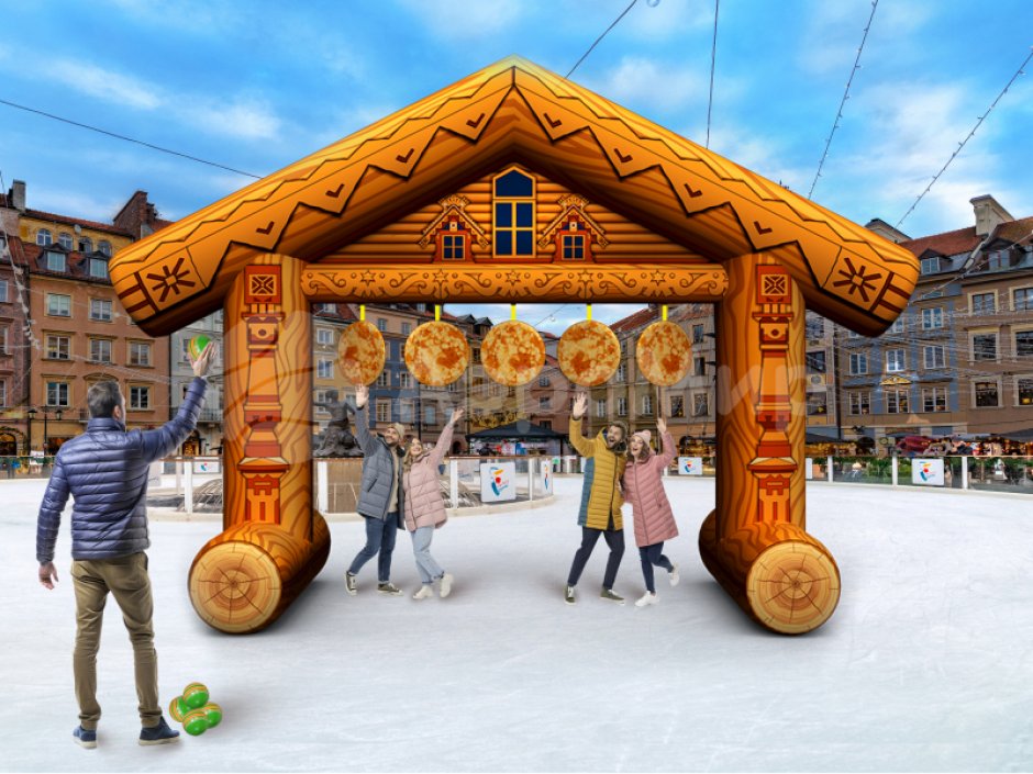 Командная игра «Сбей блины» — на ловкость и силу для детей и взрослых