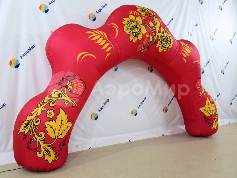 Надувная арка Хохлома — авторский дизайн и оформление на выбор