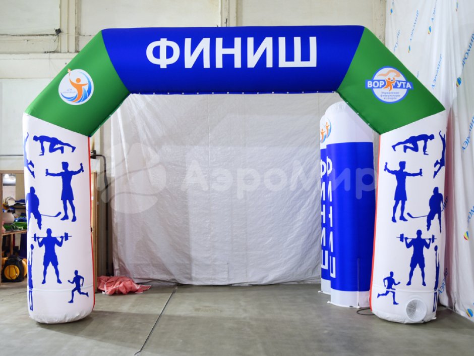 Надувная арка трапеция — полноцветная печать