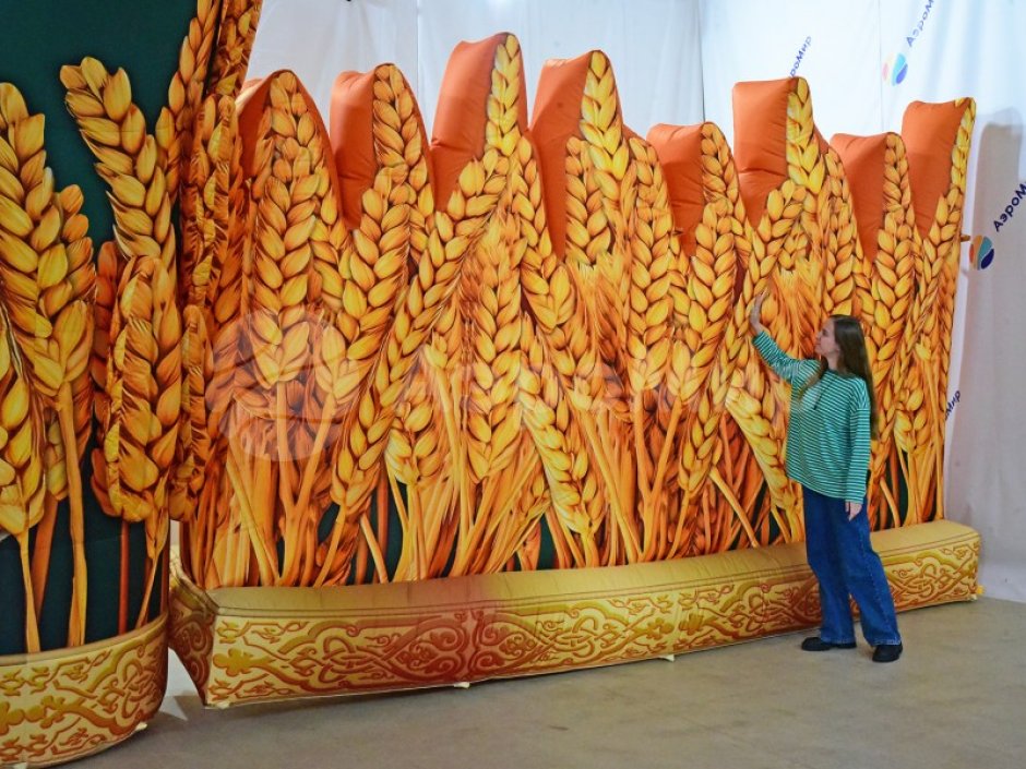 арка-туннель Колосья