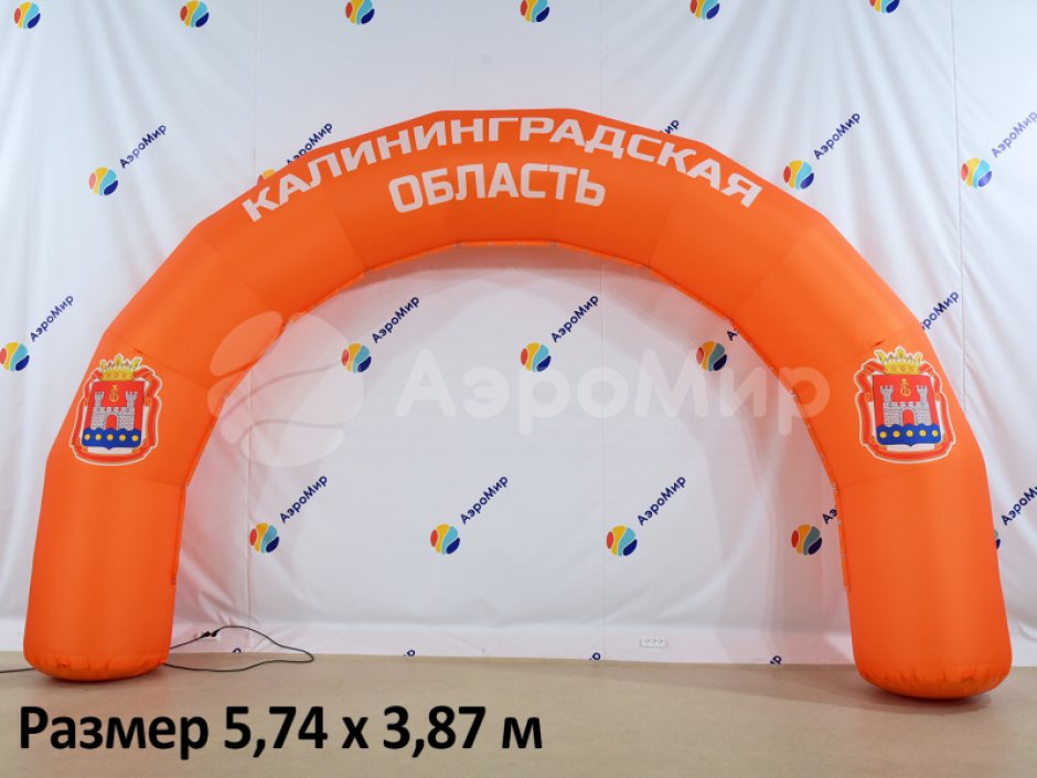 Надувная арка круглая — полноцветная печать