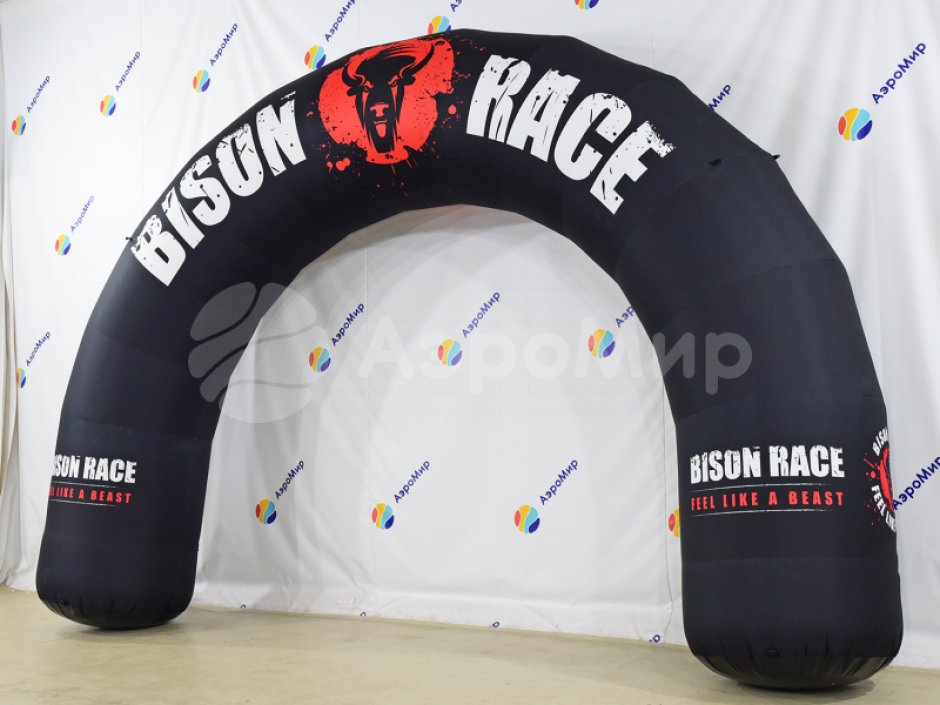 Надувная арка круглая — полноцветная печать