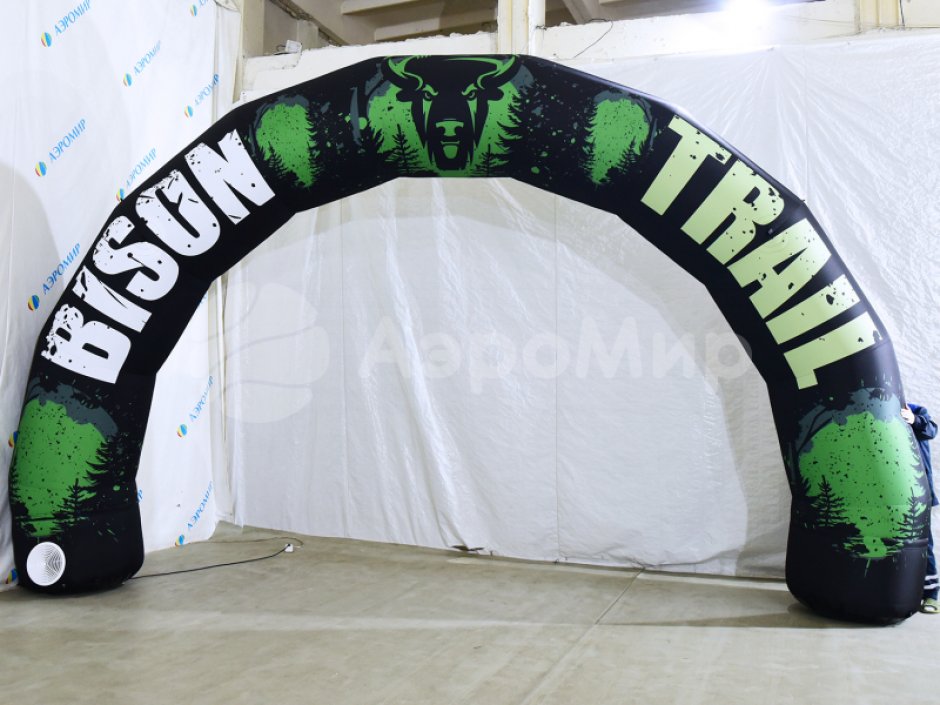 Надувная арка круглая — полноцветная печать