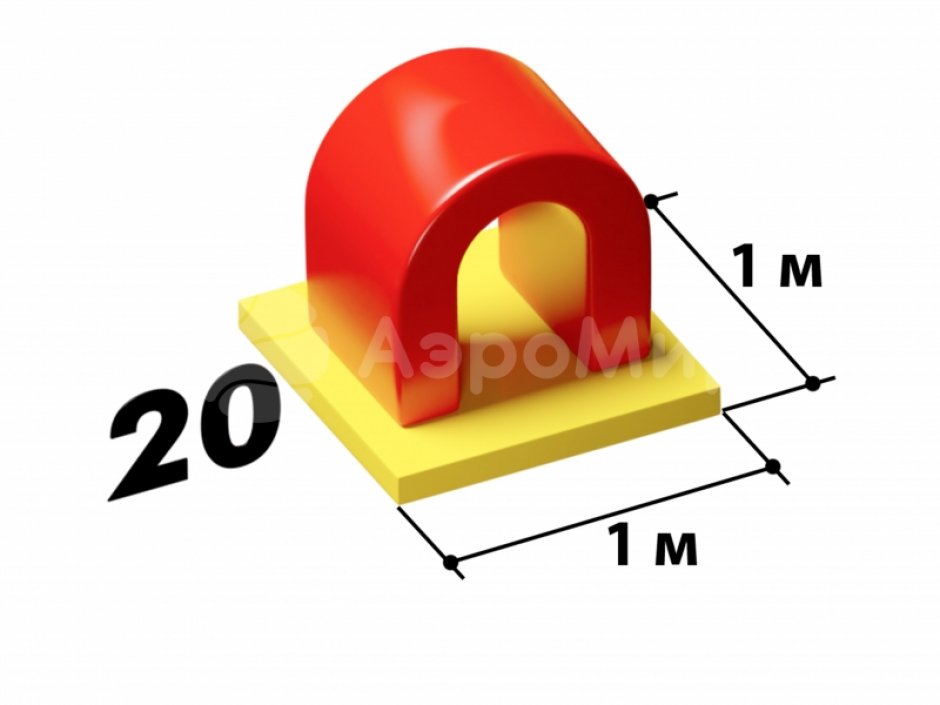 Мягкий игровой модуль круглая Арка - элемент мягкой полосы