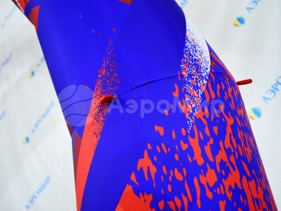 Круглая надувная арка на опорах