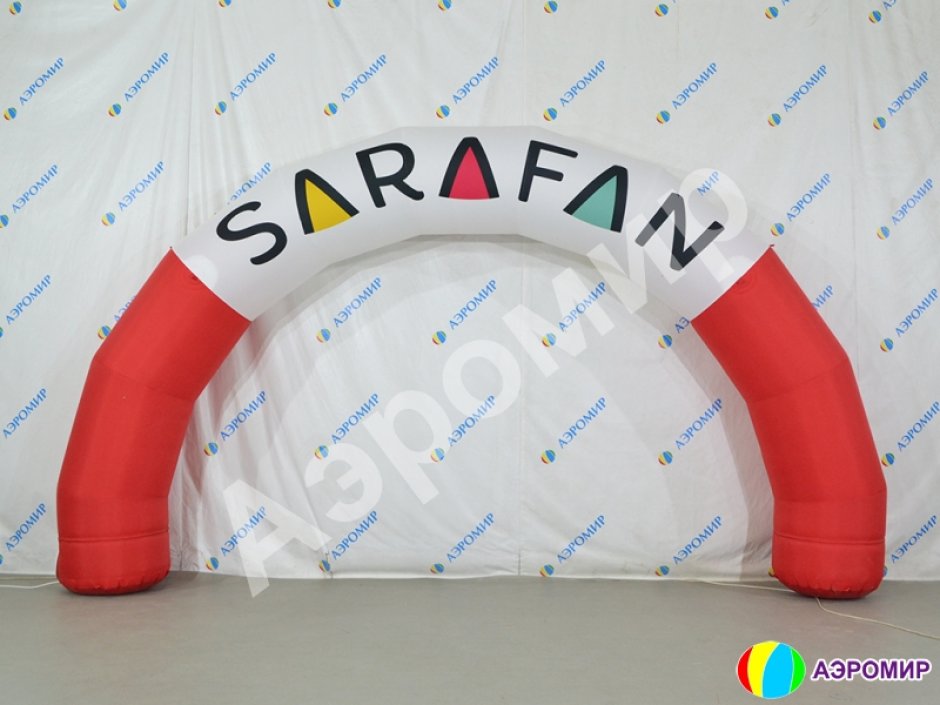 Надувная арка Мы открылись – оформление входной группы