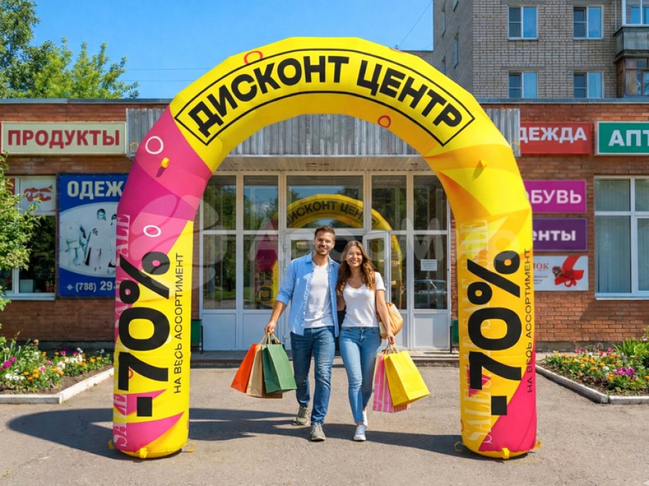 Полноцветная арка круглая Лайт