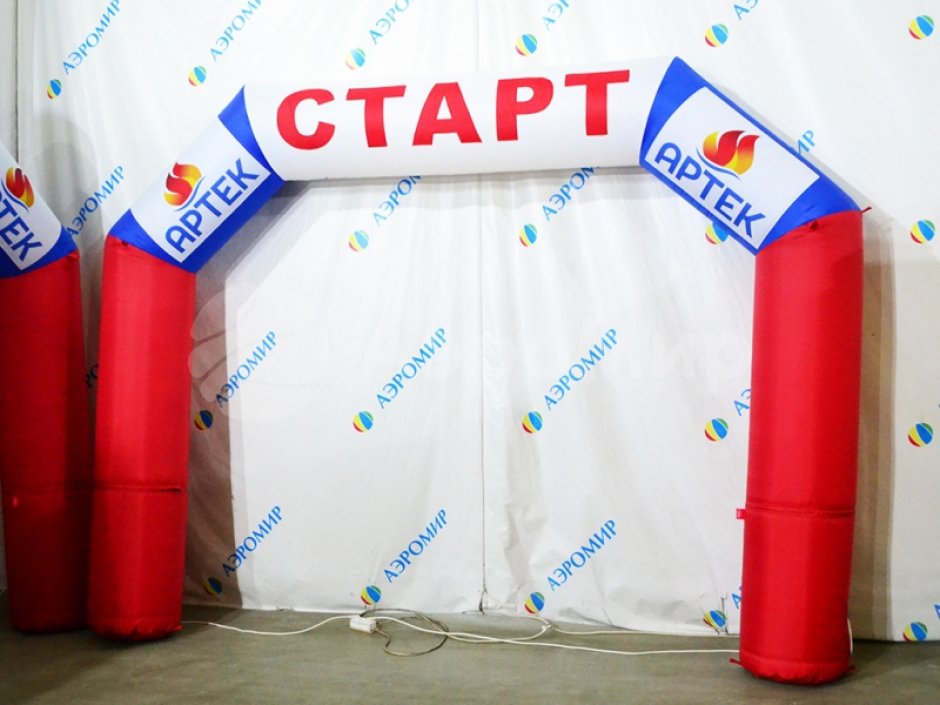 Надувная арка Лайт — простая и легкая форма трапеции