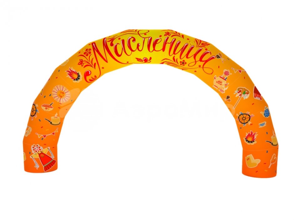 Надувная арка круглая — полноцветная печать