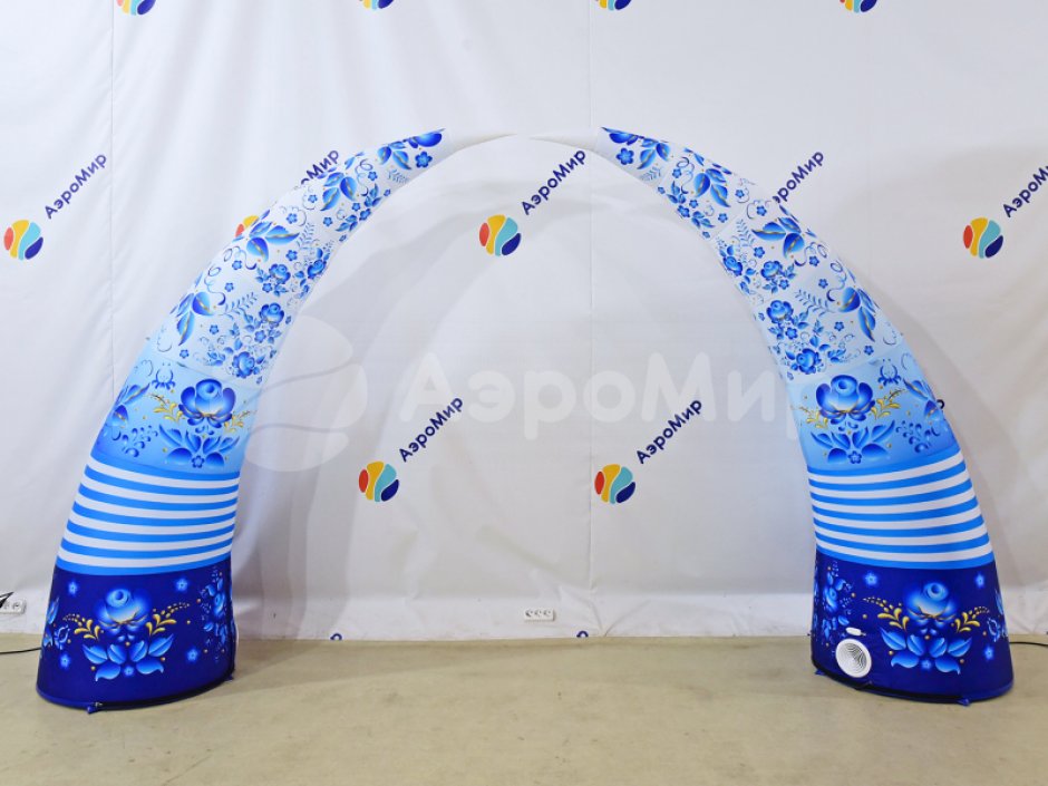 Надувная конусная арка — раздвижная арка с подсветкой
