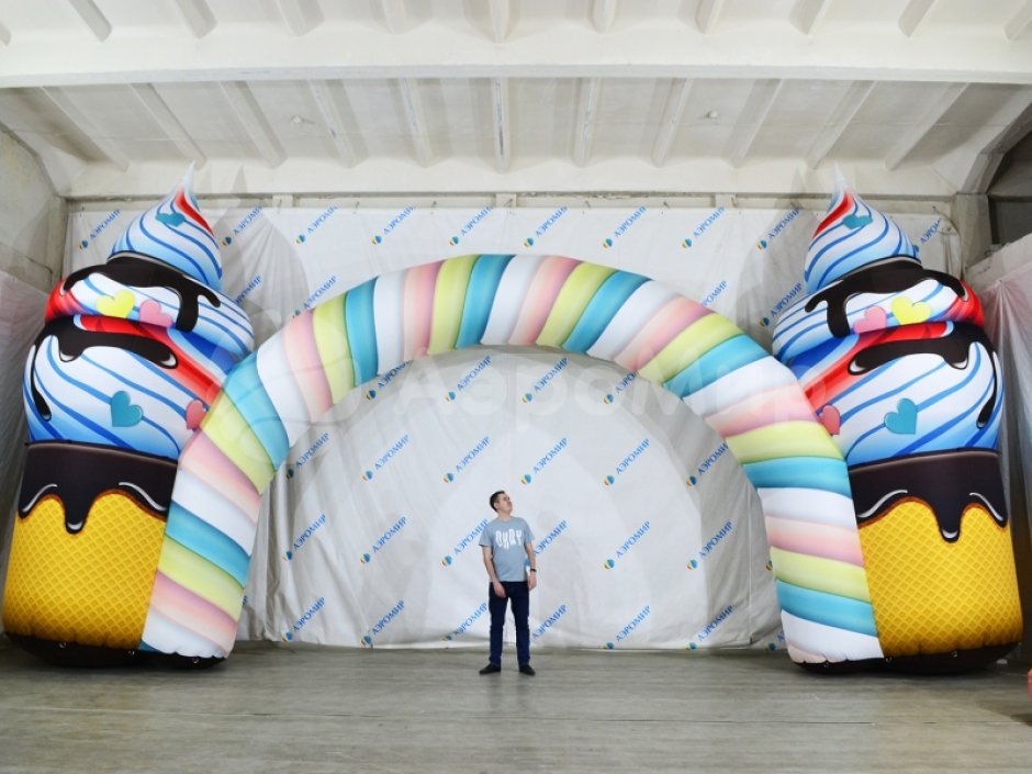 Арка Башня — надувная арка с индивидуальным дизайном