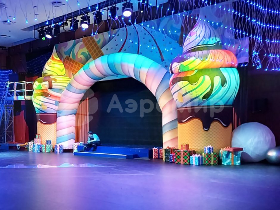 Арка Башня — надувная арка с индивидуальным дизайном