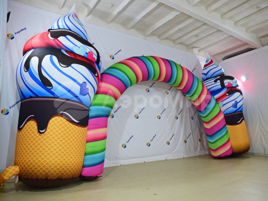 Надувная арка-тоннель