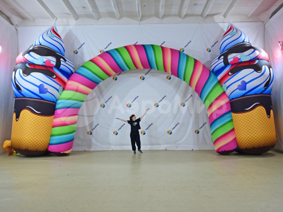 Надувная арка-тоннель
