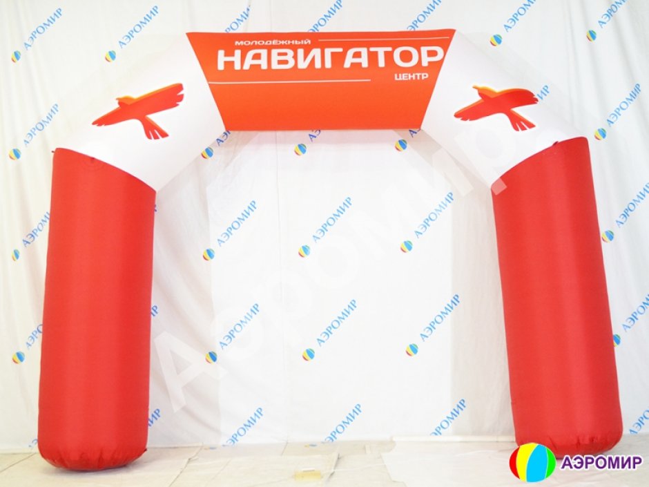 Надувная рекламная арка трапеция