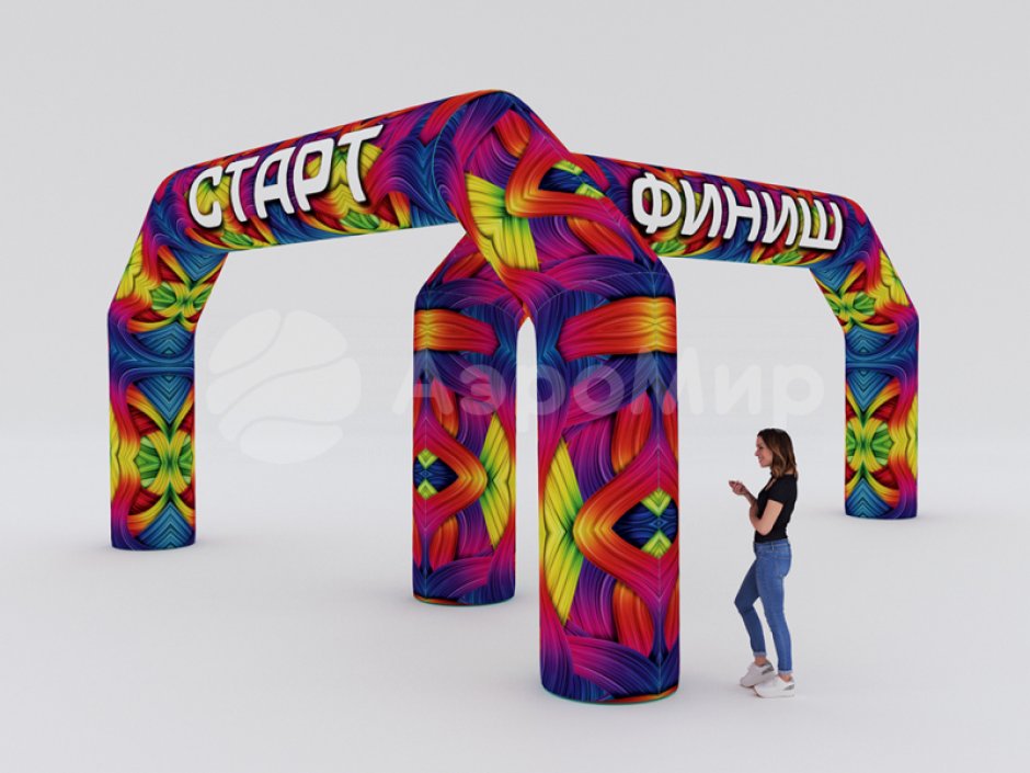 Надувная арка Лайт полноцветная