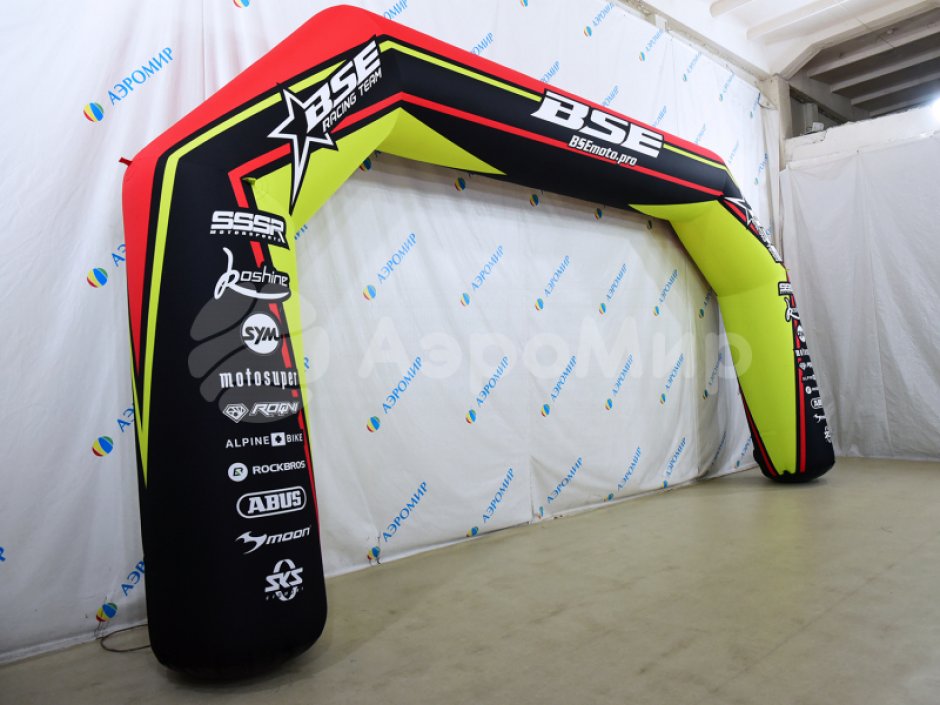 Надувная арка трапеция — полноцветная печать