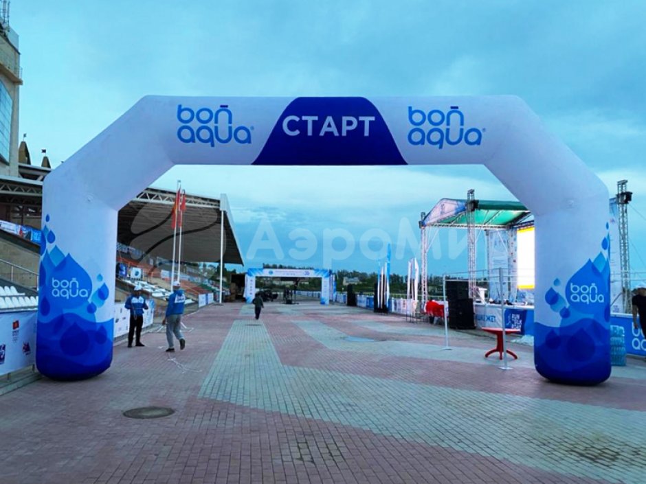 Надувная арка трапеция — полноцветная печать