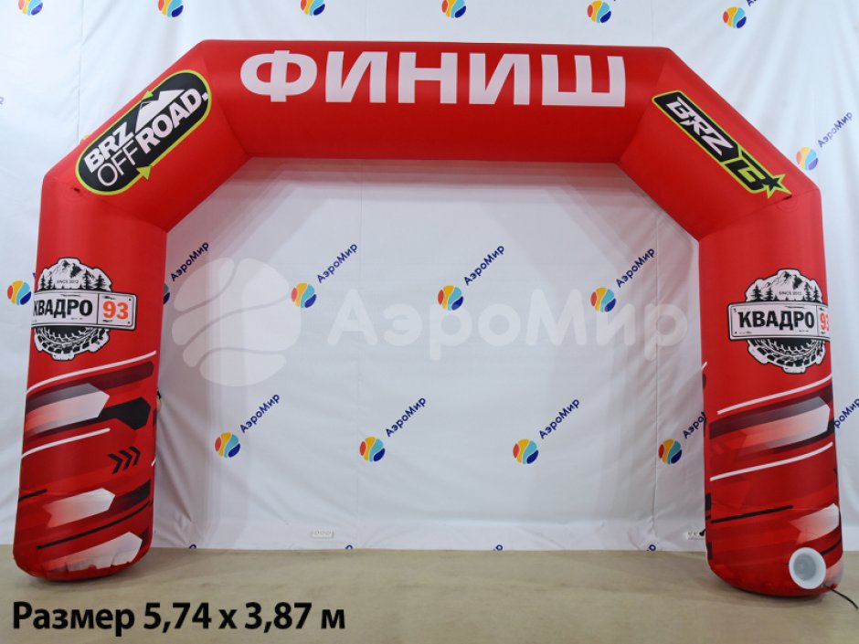 Надувная арка трапеция — полноцветная печать