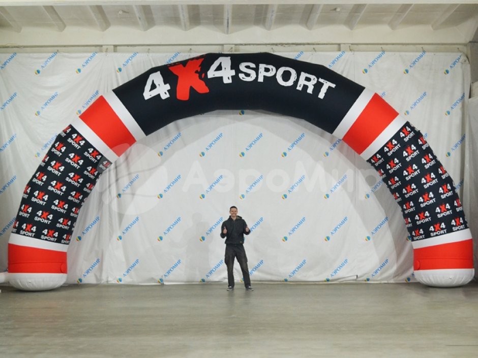 Надувная арка круглая — полноцветная печать