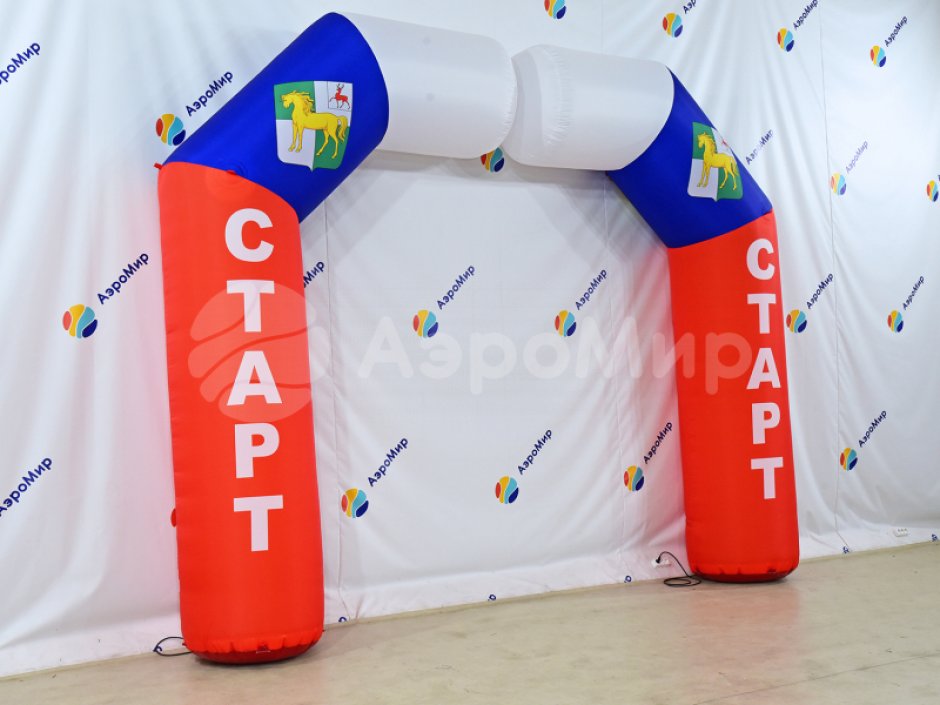 Надувная полуарка трапеция серии лайт