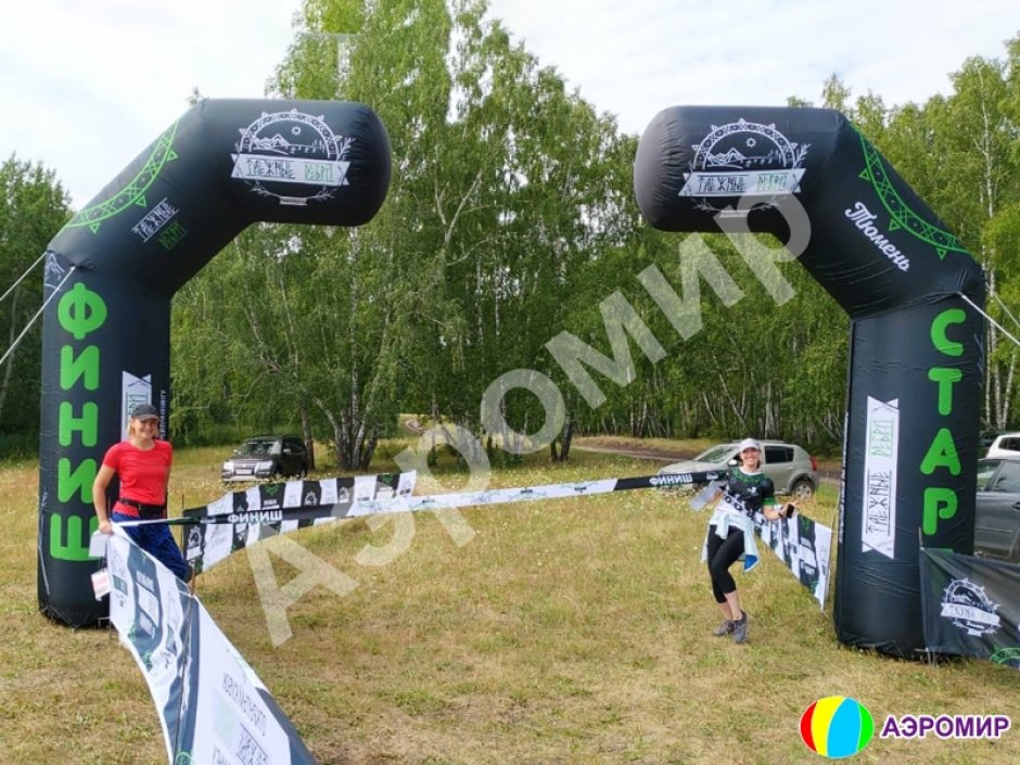 Надувные полуарки — раздвижные арки из двух частей