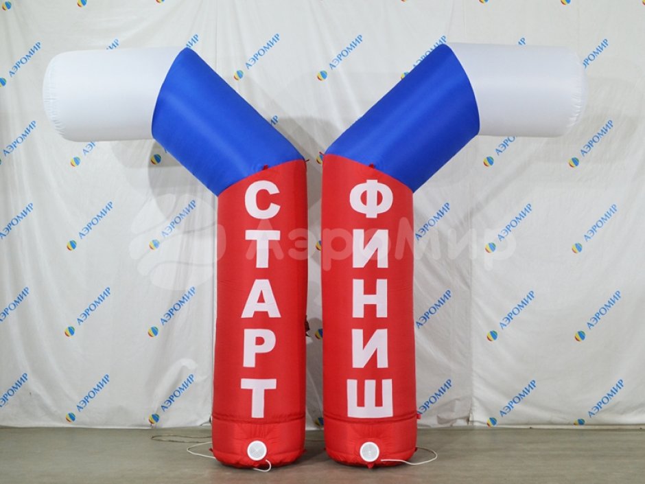 Надувные полуарки — раздвижные арки из двух частей