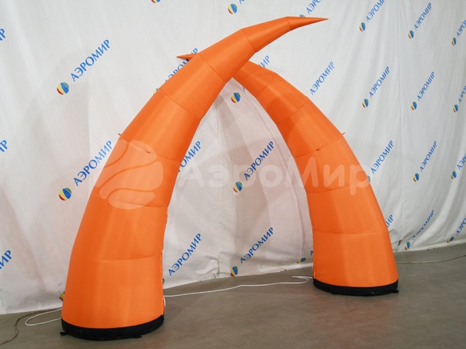 Надувная конусная арка — раздвижная арка с подсветкой