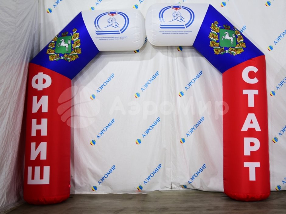 Надувные полуарки — раздвижные арки из двух частей