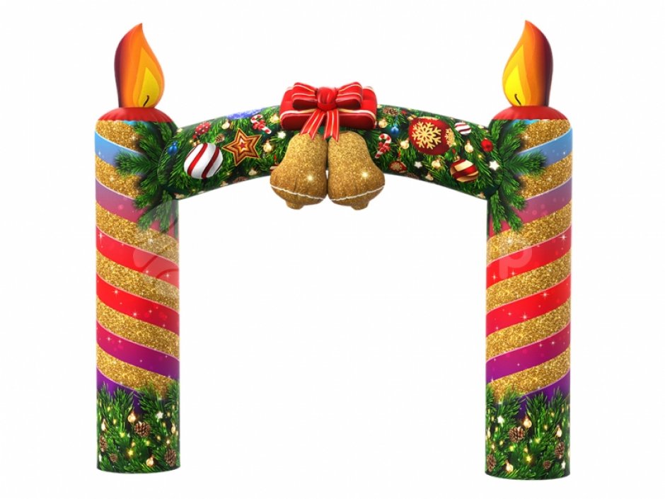 Новогодняя надувная арка «Рождество»