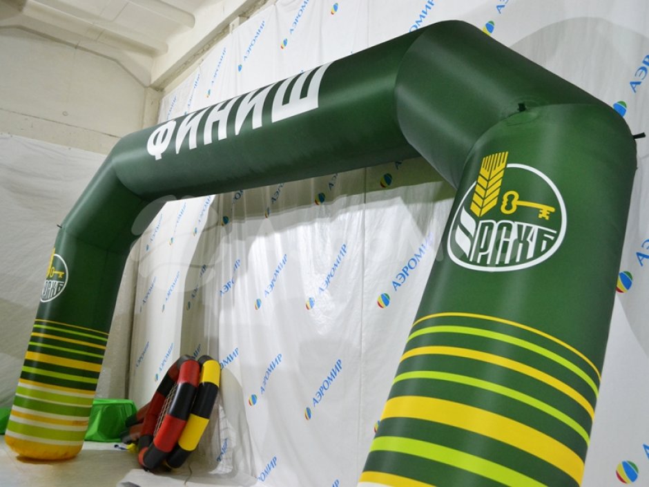 Надувная арка трапеция — полноцветная печать