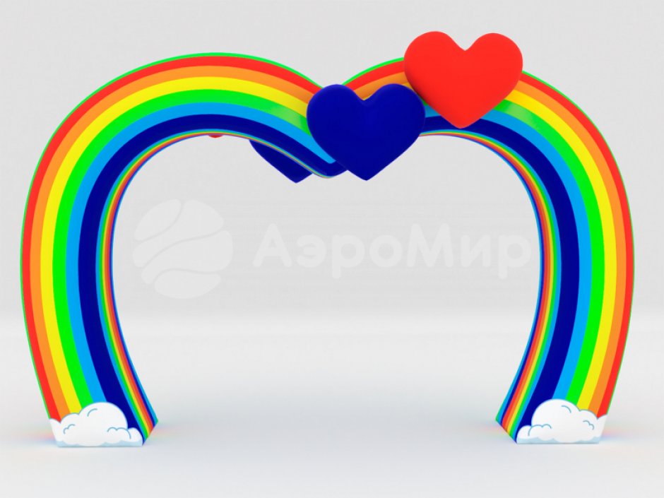 Надувная арка Сердце